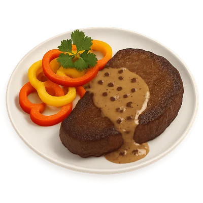 Bò Áp Chảo Sốt Tiêu Đen