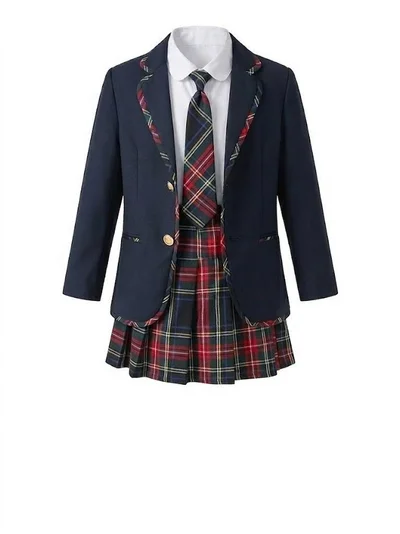 Navy Blazer Uniform Set