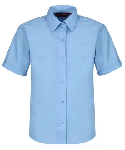 Light Blue Short-Sleeve Shirt