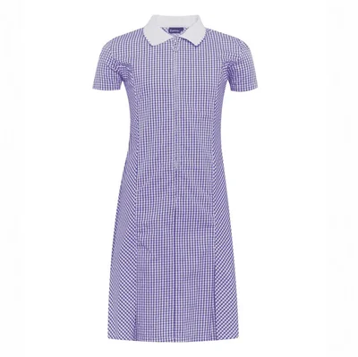 Purple Gingham Dress